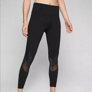 Athleta Mesh Shine Salutation 7/8 Tights